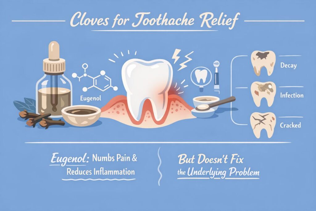 What Makes Cloves Work on a Toothache?