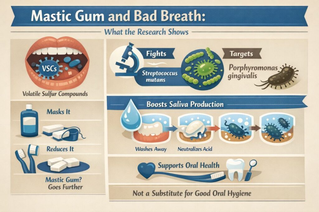 Mastic Gum and Bad Breath